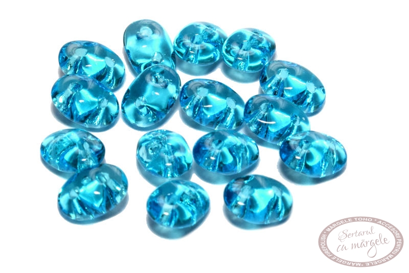 Margele Superduo Aquamarine Margele Superduo Aquamarine