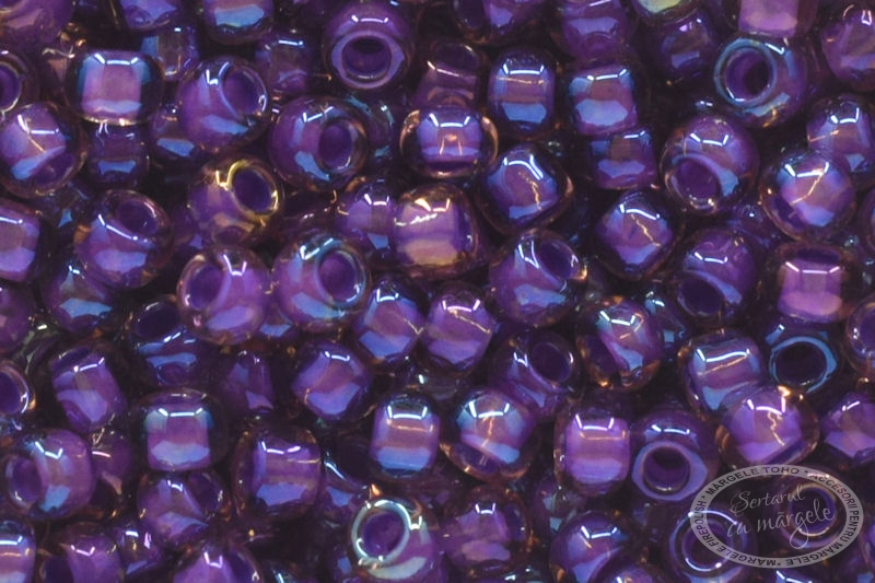 Margele TOHO 11 Inside Color Rainbow Rosaline Opaque Purple Lined