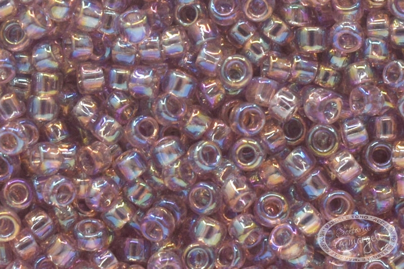 Margele TOHO 15 Transparent-Rainbow Lt Amethyst Margele TOHO 15 Transparent Rainbow Lt Amethyst 1