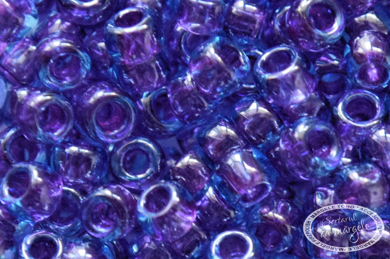 Margele TOHO 8 Inside Color Aqua Purple Lined