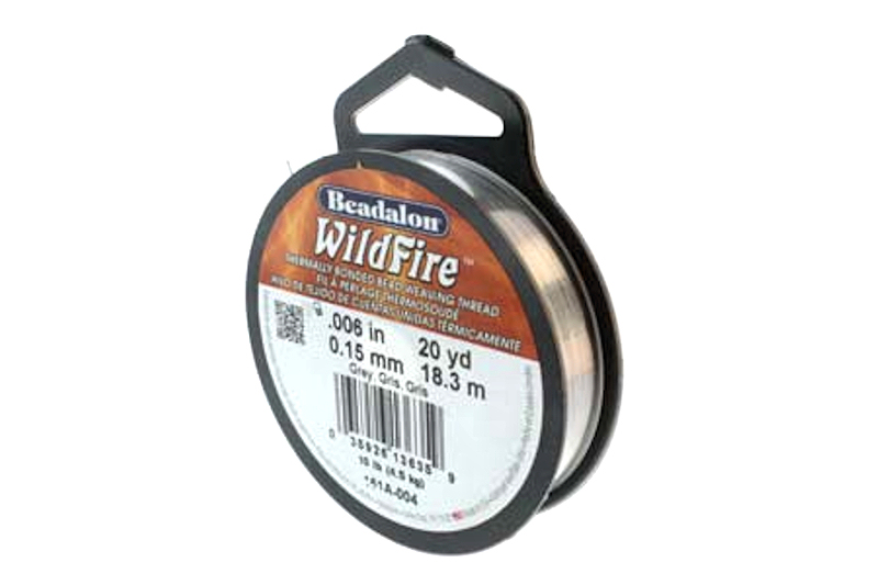 fir beadalon wildfire 0 15mm gri