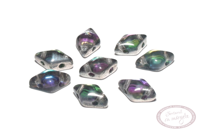 Margele DiamonDuo Backlit Violet - Emerald Margele DiamonDuo Backlit Violet Emerald 1