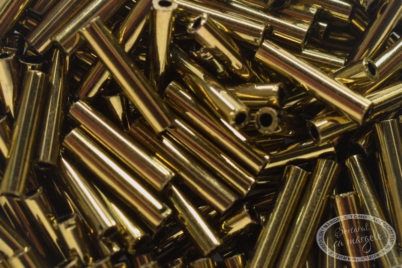 TOHO Bugle 9mm Antique Bronze, 10g TOHO Bugle 9mm Antique Bronze 10g