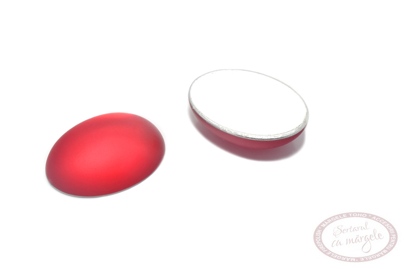 CAB-LS1813-308 Cabochon LunaSoft 18,5x13,5mm, 308 Cherry CAB LS1813 308 Cabochon LunaSoft 185x135mm 308 Cherry