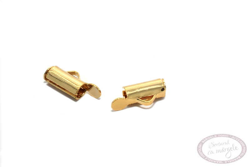 TB7GP Terminatie pentru bratari, 7mm, placata cu aur TB7GP Terminatie pentru bratari 7mm placata cu aur