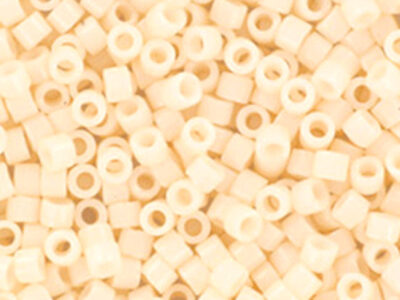 Delica 11/0 Opaque Bisque White